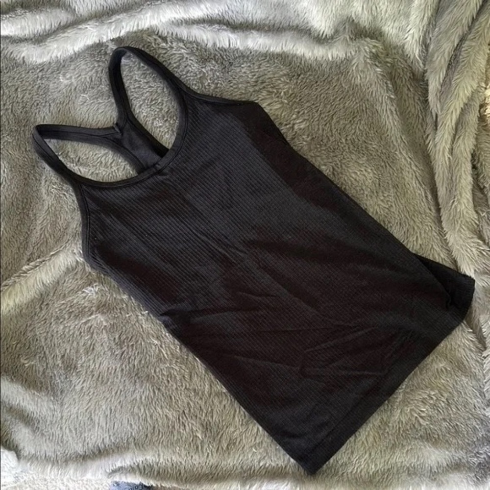 Lululemon Athletica Black Ebb to Street Tank Top